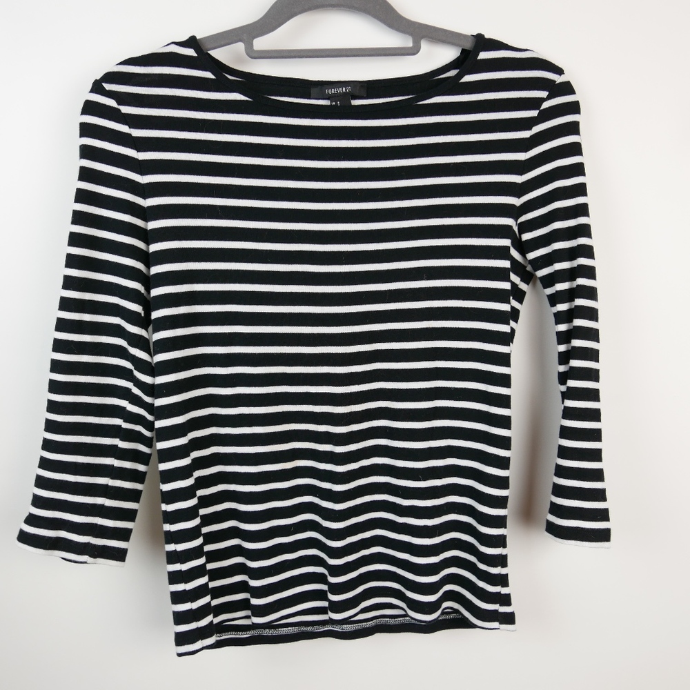 Boatneck, 3/4 Sleeve French Style Summer Tee